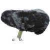 Harrys-Collection Merino Lambskin Bicycle Saddle Cover, darkgray