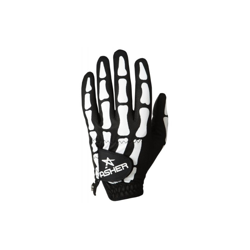 Asher Deathgrip Cooltech Golf Glove (Black, Large)