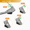 Premium Ergonomic Carbide Scraper, Carbide Scraper(2-1/2"), Paint Scraper Tool for
