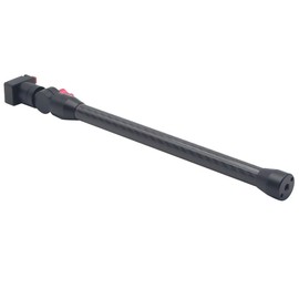 CS PRIORITY 1/4 Cold Shoe Quick Release Riding Extension Pole Aluminum Carbon Fiber Quick Release Mount Bracket 15mm Carbon Fiber Tube Compatible with Action Cameras (1 4 Quick Release 296mm)