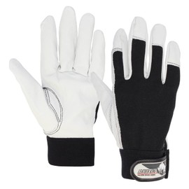 Otafuku Glove Leather Gloves, Leather King [Cow Crest, Wrist Magic, Cotton Instep] K-419 M