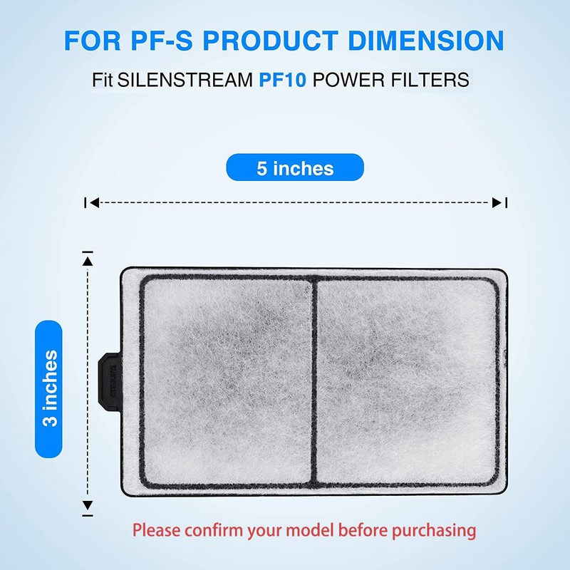 HiTauing 12 Packs PF-S Filter Cartridge for PF10 Power Filters,