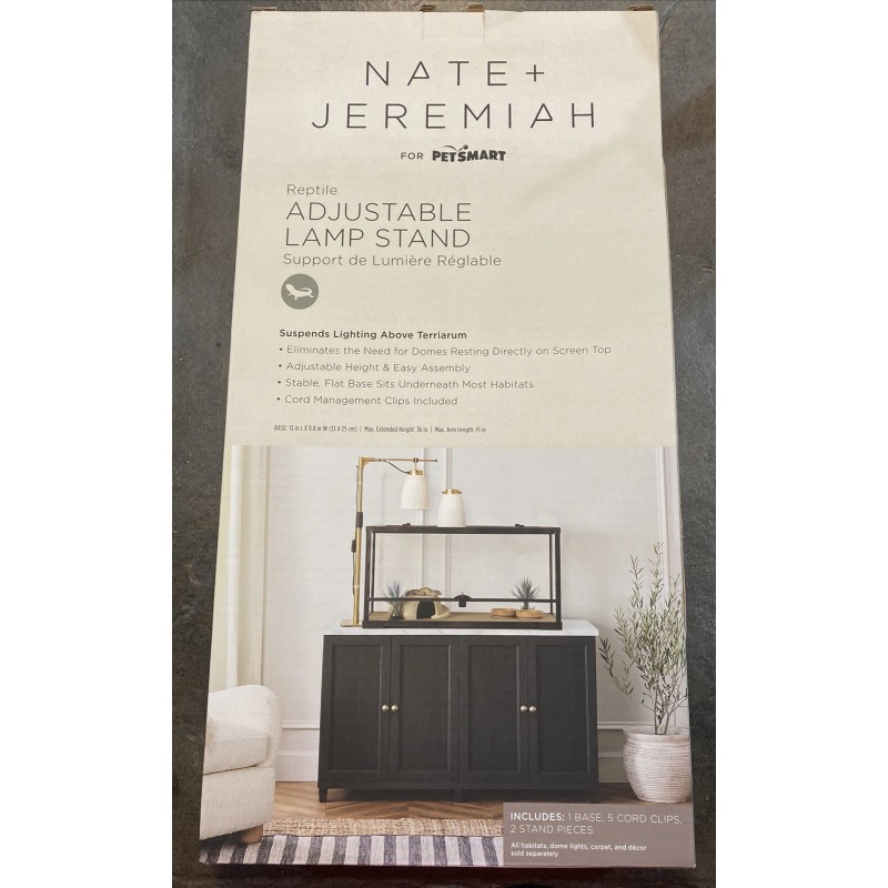 Nate and Jeremiah Bronze Adjustable Lamp Stand