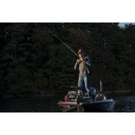 Abu Garcia 6’6” Max X Fishing Rod and Reel Spinning Combo, 3 +1 Ball Bearings with Lightweight Graphite Body & Rotor, Rocket Line Management System, Red, 30 - 6'6" - Medium - 1pc