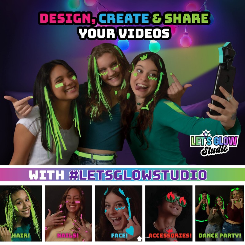 LetsGlow Studio Gloves Accessory Pack