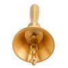 Hand Call Bell Easy Cleaning Portable Brass Material 13x6.5cm Decorative
