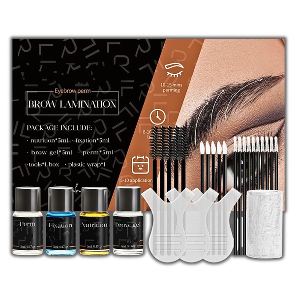 Brow Lamination Kit Premium Eyebrow Lamination Kit,DIY 3D Eyebrow Perm