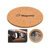 Magnetic Cork Trivet | 21cm Round Magnetic Cork Trivet Heat