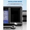 JOYTUTUS Cubby Phone Mount Cubby Storage Compatible with Ford Maverick
