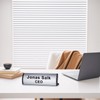 Name Plate for Desk 5 Pack 2.36"x10", Aluminum Office Name