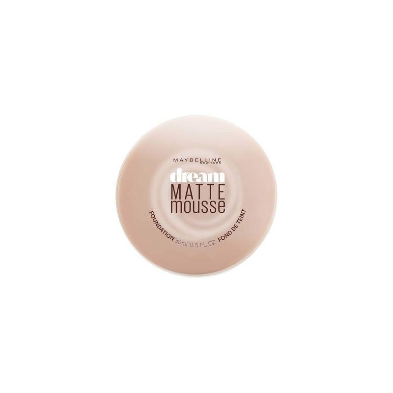 Maybelline New York Dream Matte Mousse Foundation, Creamy Natural, 0.64