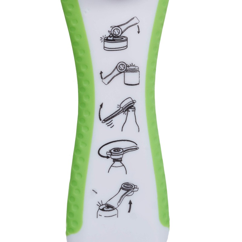 Relaxdays Lid opener aid, set of 2 multi-bottle openers, seniors,
