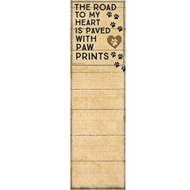 Primitives by Kathy 2.75" x 9.50" x 0.25" Rustic, Paw Prints