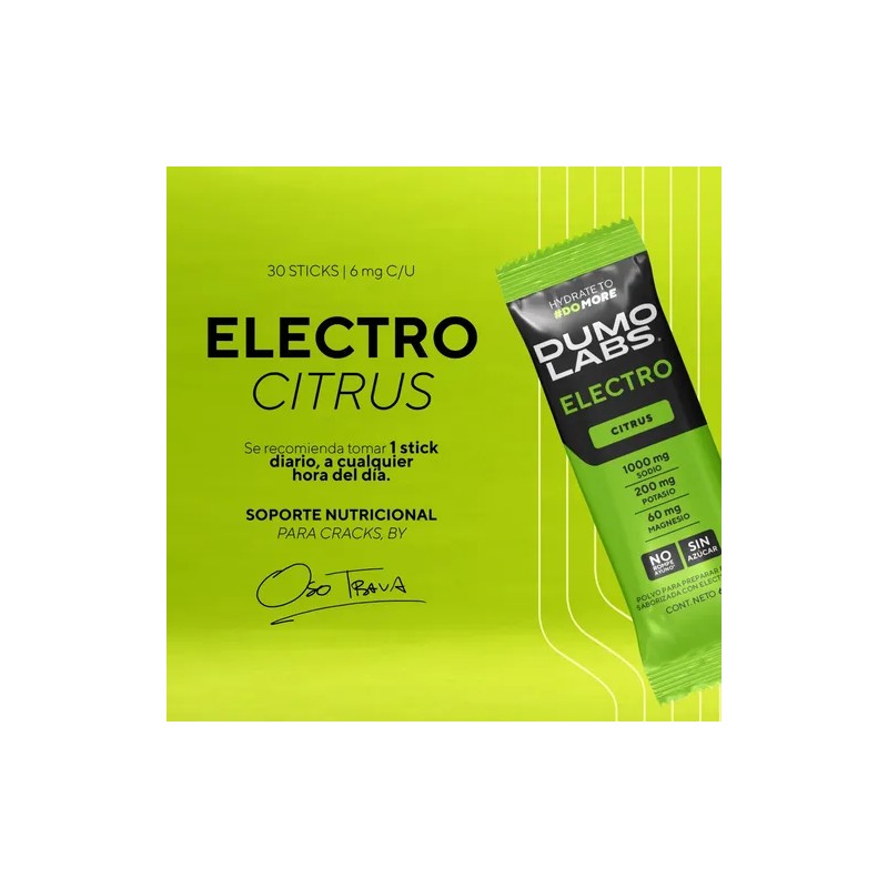 Dumo Electro Electrolitos Orales Polvo Sodio Magnesio 30 Pz