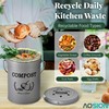 AOSION Countertop Compost Bin Kitchen,Odor Resistant Indoor Compost Bin with