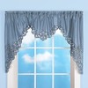 Collections Etc Elegant Cut Out and Embroidered Scroll Window Valance