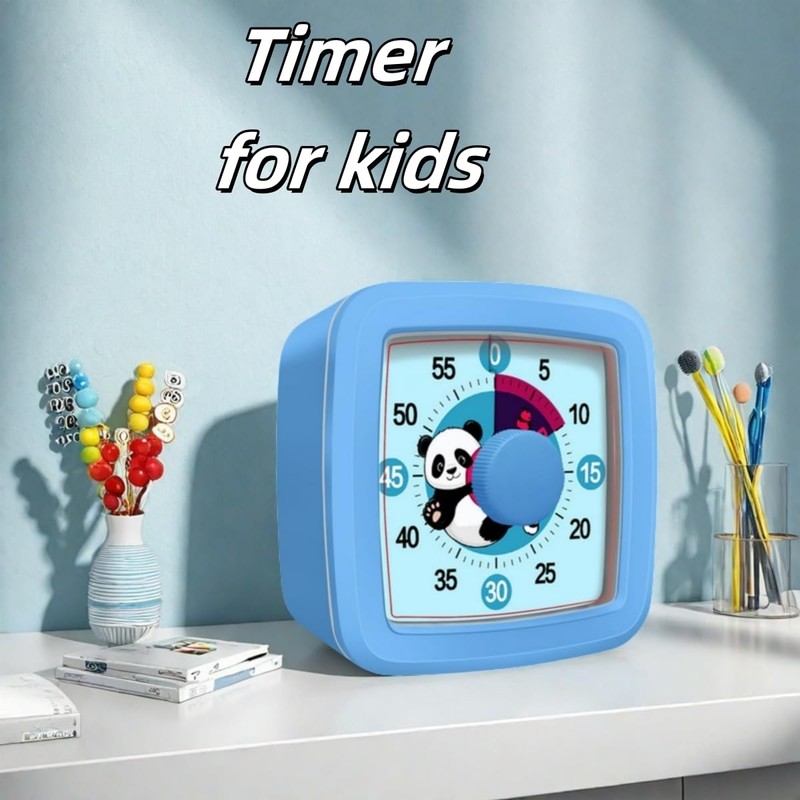 Visual Timer for Kids and Adults, 60-Minute Countdown Timer for