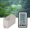 Pssopp Digital Wireless Rain Meter Gauge Household RCC Transmission Temperature