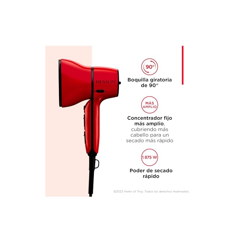 Revlon Secadora Versatil Airflow Control con Tecnología de Turmalina de