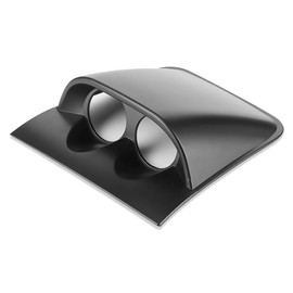 KIMISS 2 in dual gauge dash pod, dash gauge pod, dual hole car meter holder, universal car accessories (black)