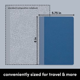 PAPERAGE Small Composition Notebook Journals, 8-Pack, 60 Pages, 4 Color Covers with College Ruled Lined Paper, (Jewel), 5.75 in x 8 in – Small Notebooks for Kids, Travel, Office or School Supplies