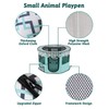 BNOSDM Rabbit Playpen with Zippered Top Portable Cat Play pens