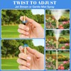 80FT Drip Irrigation Kit, 8mm Hose with 20 Brass 360°