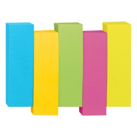 Post-it® Page Markers, 1/2-inch x 1-3/4 Inch, Ideal for Temporary Marking and Noting In Books, Assorted Ultra Colors, 500 per Pack