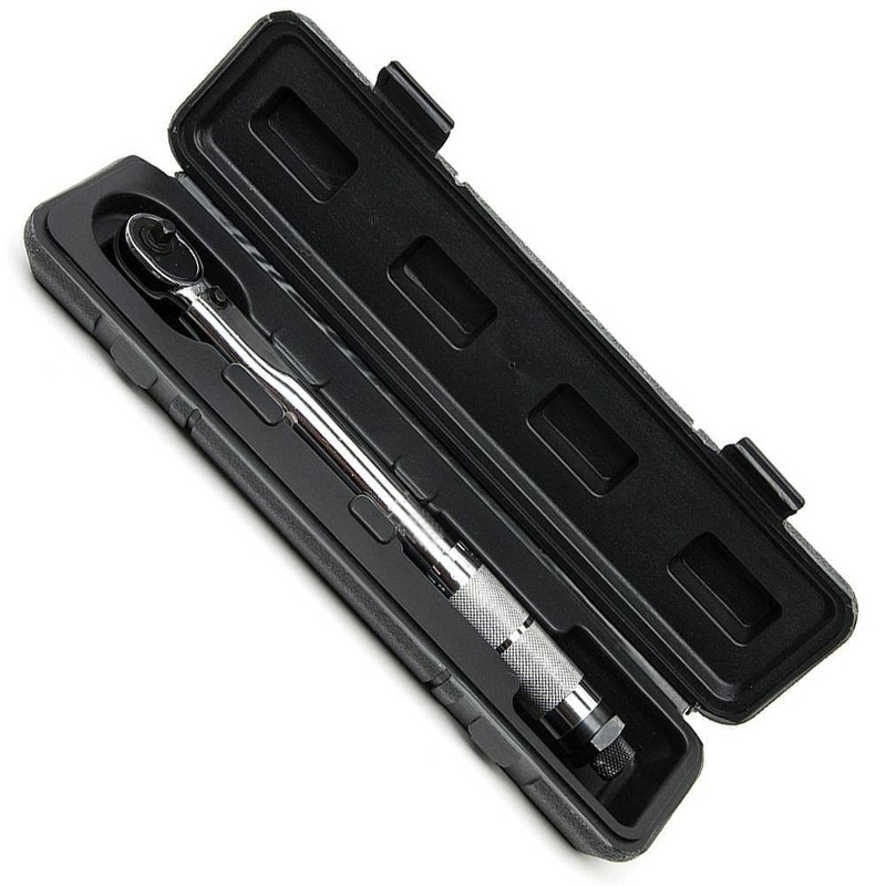 BOWONG Adjustable Torque Wrench 5-25Nm 1/4" Square Drive Click Hand