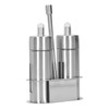 Stainless Steel Condiment Container Canister Set Seasoning Soy Bottle Kitchen