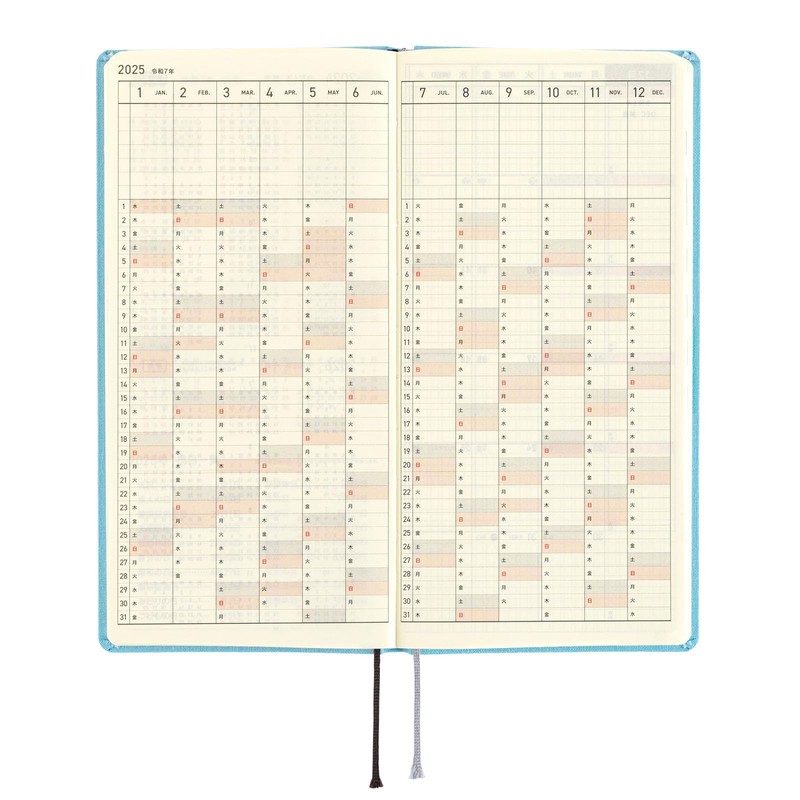 Hobonichi Techo 2025 Weeks MEGA [English/Tall and Slim Size/January Start/Planner]