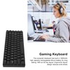 Mechanical Keyboard 82 Key RGB 3 Connection Modes Black Ergonomic