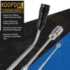 Telescoping Magnetic Pickup Tool Set, Inspection Mirror Telescoping, LED Flashlight,