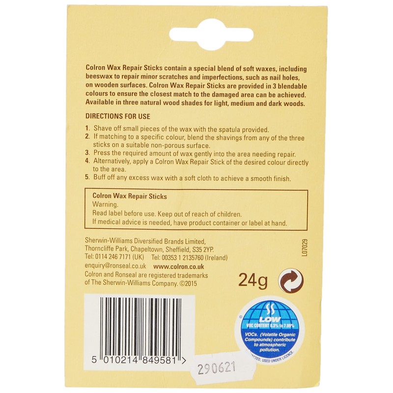 Ronseal CWS Colron Wax Sticks