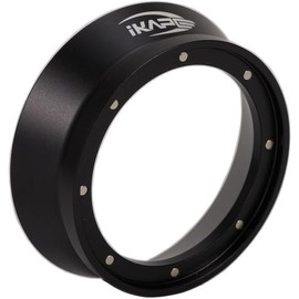 IKAPE 58 mm Espresso Dosing Funnel, Magnetic Dosing Funnel with 8 Magnets, Coffee Dosing Ring Compatible with All 58 mm Espresso Filters