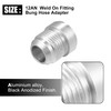 X AUTOHAUX 4pcs Car 12AN Male Weld on Fitting Bung