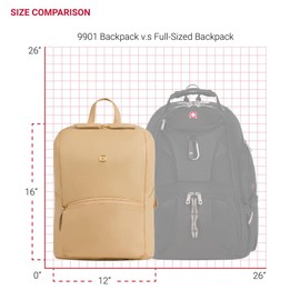 SwissGear Serenity Luxe Women's Laptop Backpack, Taupe, 16 Inches