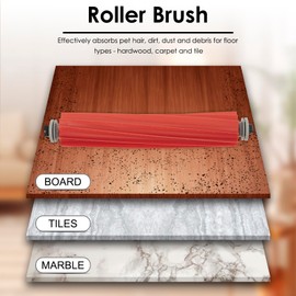 (9 Pieces) QRevo S Replacement Parts Compatible with Roborock Qrevo S, Qrevo Pro, Qrevo MaxV, QRevo Plus Robot Vacuum, 1 Roller Brush, 2 Black Side Brushes, 2 Dust Bags, 2 HEPA Filters, 2 Mop Pads