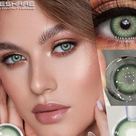 DIY Fake Eyelashes Extensions for Regular Use Easy to Apply Personal Care Product Enhance Your Lashes at Home:_Asura green