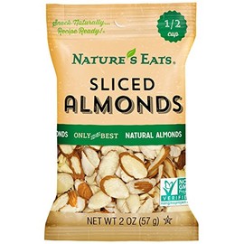 Nature's Eats Natural Sliced Almonds, 2 Ounce (Pack of 12)