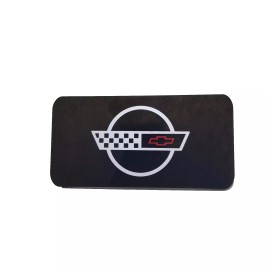 Chicago Motorsport C4 Corvette 1984-1989 Information Center Cover Plate With White Logo
