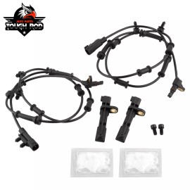 BOXI 4 Pack For 2007-2016 Jeep Wrangler Front Rear Left Right ABS Wheel Speed Sensor