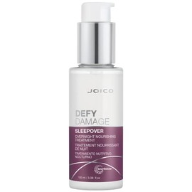 Joico Tratamiento nutritivo Defy Damage Sleepover durante la noche | Suaviza y suaviza instantáneamente | Fortalece los lazos | Reduce la rotura y las puntas abiertas | Fórmula sin enjuague | Con