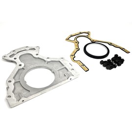 Michigan Motorsports LS Rear Engine Cover with Main Seal Gasket & Bolts | Replaces GM 12639250 | Fits 4.8L 5.3L 5.7L 6.0L 6.2L LS Engines | Complete Rear Main Seal Kit