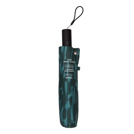 Waterfront U360-0805DG1-BC Folding Umbrella, Rain Umbrella, LESS IS MORE Lightweight Auto Open and Close, Bar Quiet Green, 23.6 inches (60 cm), One Hand Press to Open and Close, Lightweight Umbrella, Unisex