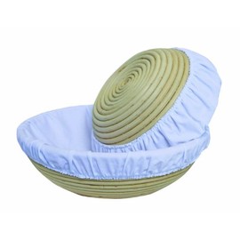 Schneider GT013 Gärtuch Spanntuch rund für Gärkorb Brotkorb 25cm , weiß