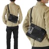 [§D∞B∞ DSBKDOUBLES BLACK] Doubles Black DSBK Shoulder Bag Sacoche SQUARES
