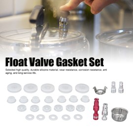 GLOGLOW Junta Válvula para Olla a Presión Eléctrica, Juego Juntas VáLvula Flotador Válvula Flotador para Olla a Presión Flotador y Sellador Universal Repuesto para Ollas Presión Eléctricas