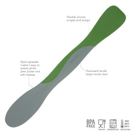Tovolo Tool for Kitchen Meal Prep to Scoop Spread Slice and Scrape, Pesto, Large, 1 Count (Pack of 1)