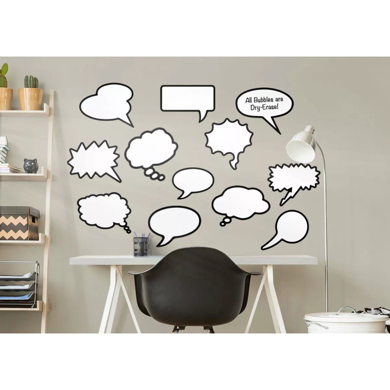 TechMel Pizarron Blanco Vinil Plumin Adherible 200cm X 45cm Lavable